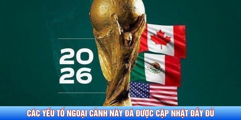 C&aacute;c yếu tố ngoại cảnh n&agrave;y đ&atilde; được cập nhật đầy đủ